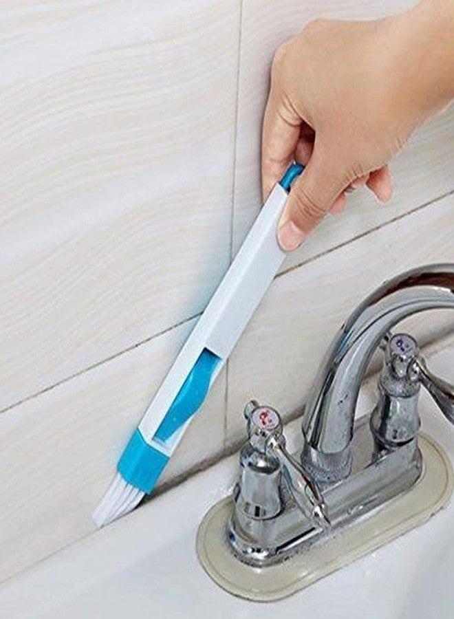 Barebeauty Plastic Corners and Edges Dust Cleaning Brush with Mini Dustpan ToolsDust Cleaning Brush for Window Frame, Keyboard with Mini Dustpan Window Cleaner Brush Pack of 1 - Image 1